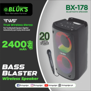 BLUK'S BX-178 Bass Blaster Wireless Speaker