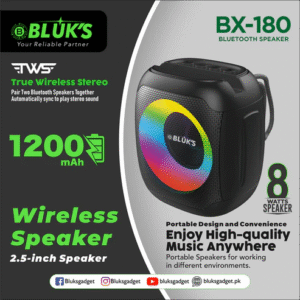 BLUK'S BX-180 Wireless Speaker 2.5-inch Speaker